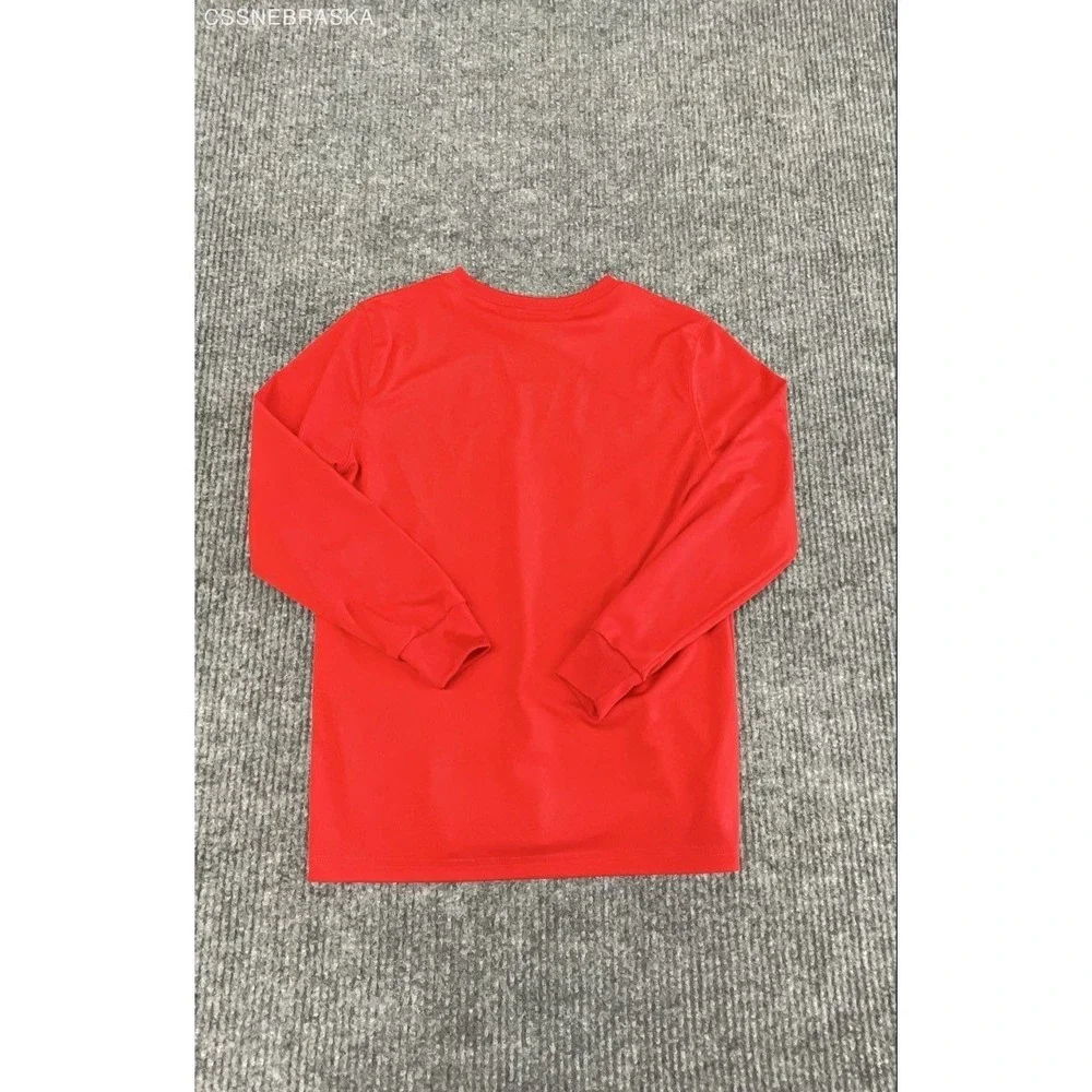 Kansas City Chiefs NFL Team Apparel Red Long Sleeve Shirt Youth 10-12